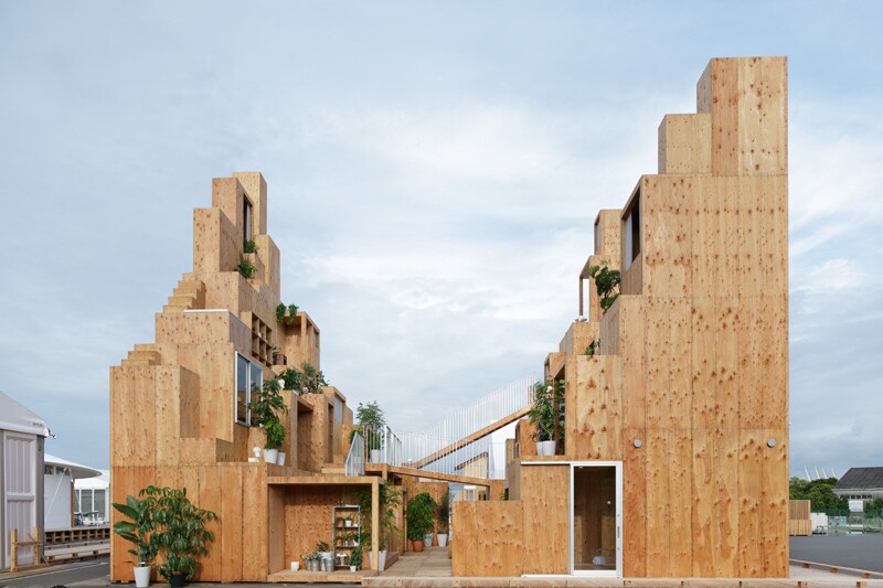 Rental Space Tower, by Daito Trust Construction Co., Ltd. and Sou Fujimoto, is an idea for shared living that focuses on providing generous shared spaces