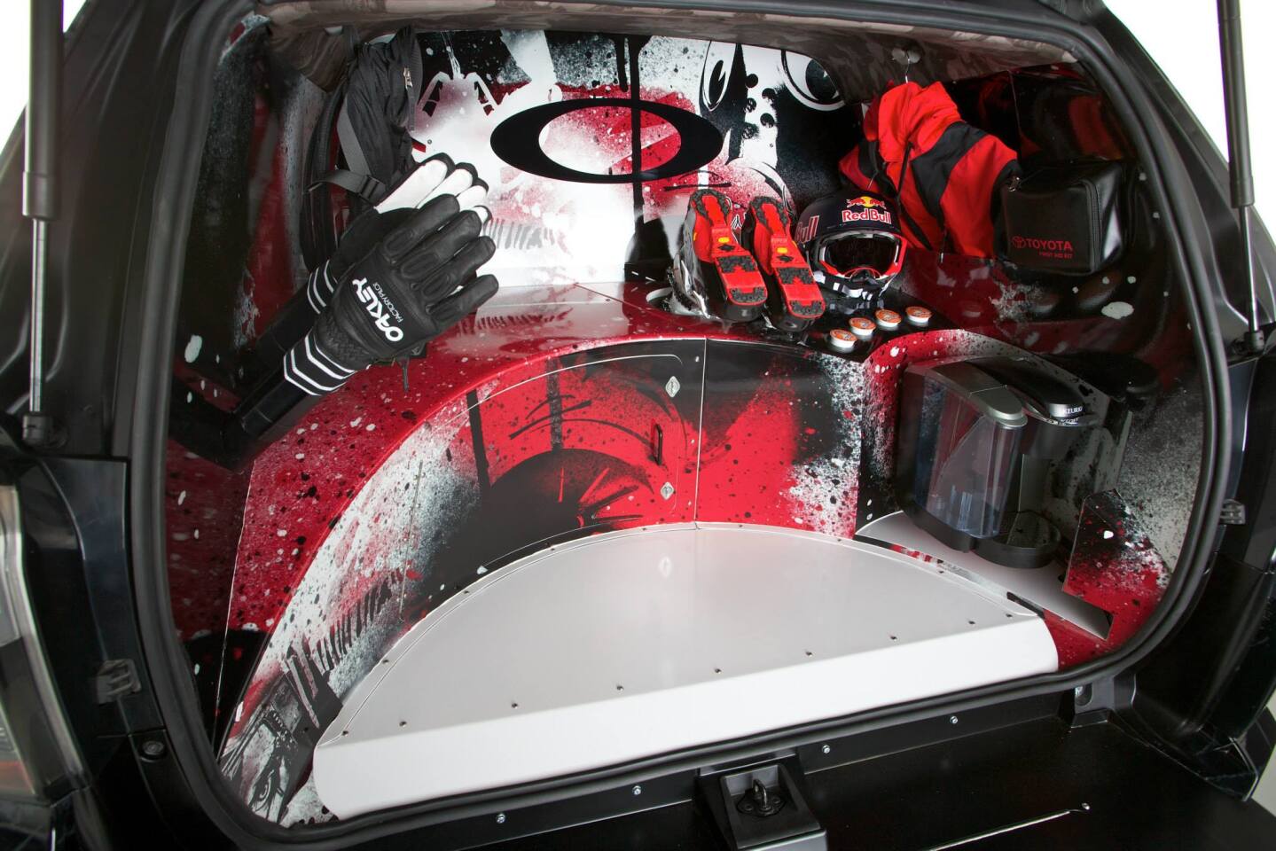The Ski 4Runner's tailgate includes ski-specific storage, along with a grille and coffeemaker