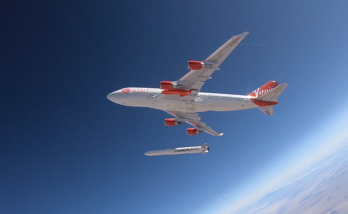 LauncherOne was released from Cosmic Girl mid-flight for the first time earlier this year