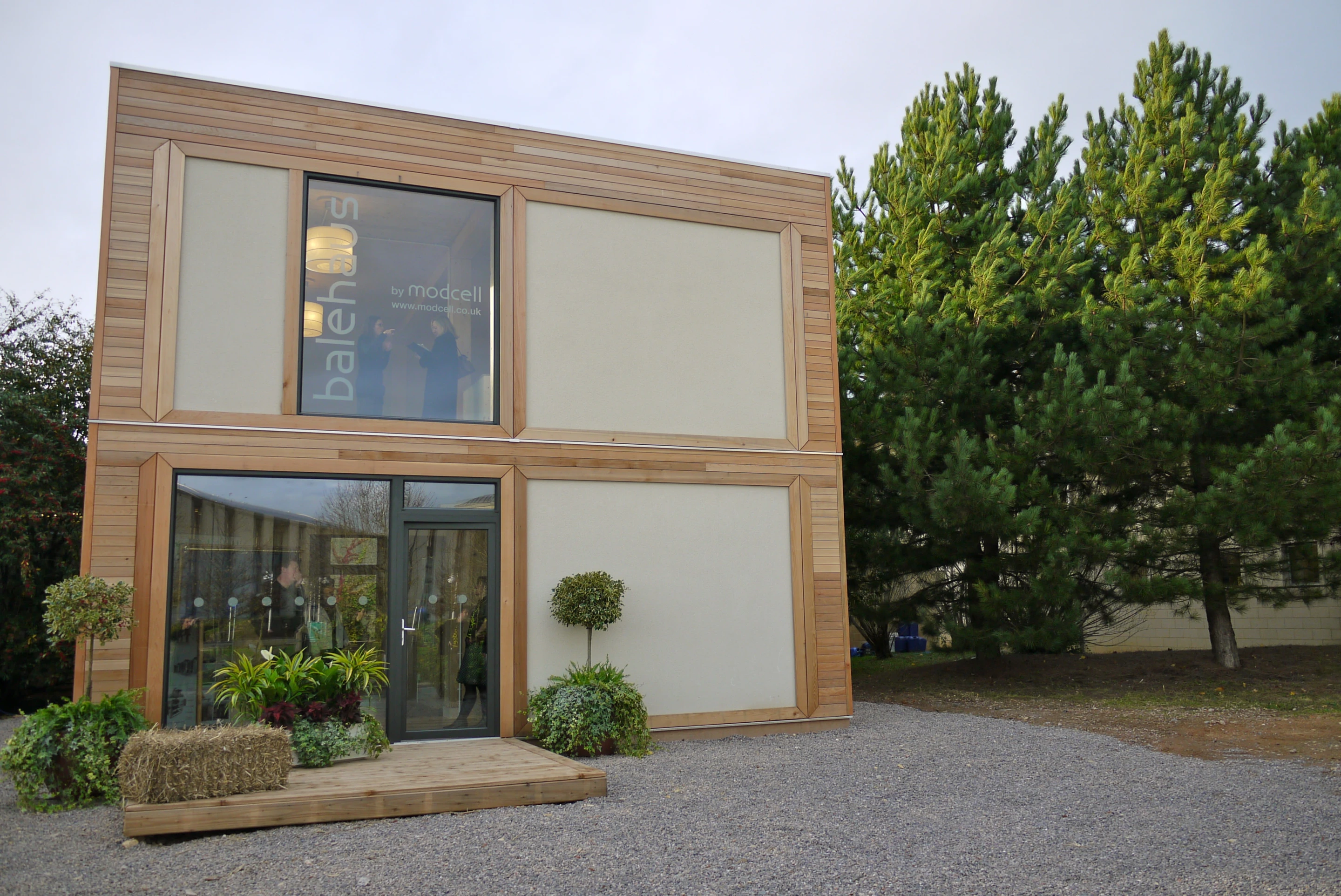 Sustainable building firm BaleHaus recently unveiled a number of new straw homes (Photo: ModCell)