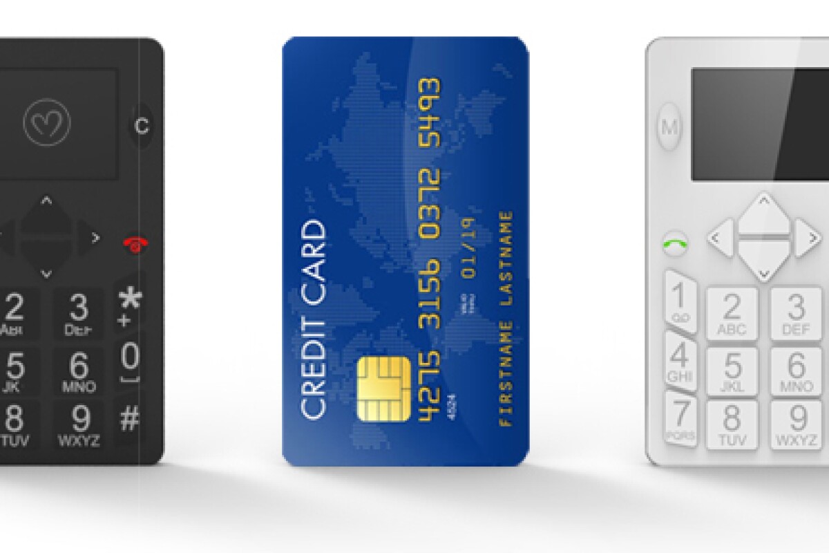 Micro-Phone is about the same size as a credit card