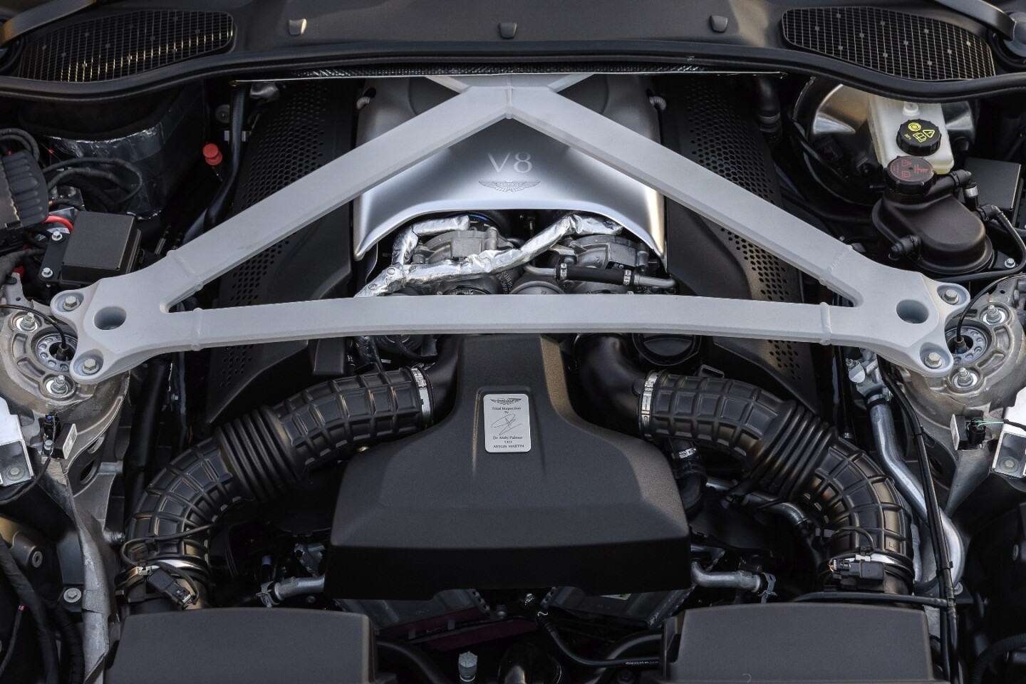 The Mercedes-AMG heart of the new Aston Martin DB11