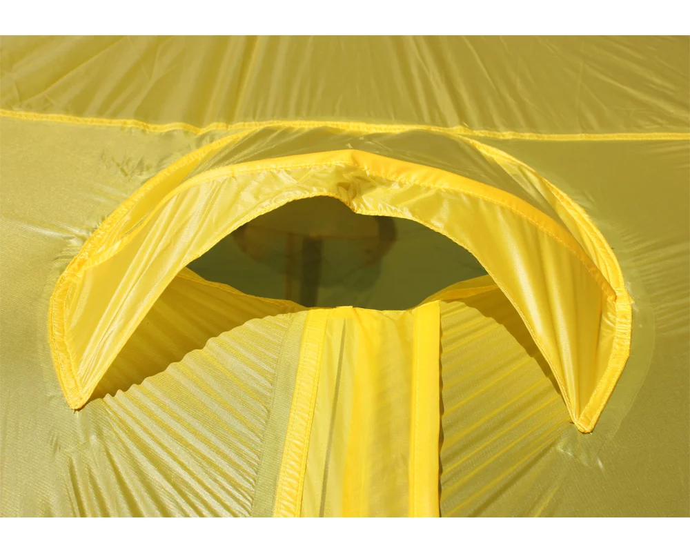 The fly is vented for better breathing