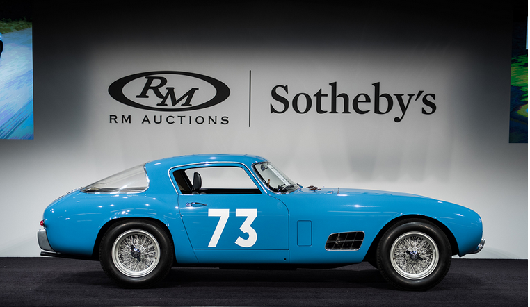 Raced and owned by the legendary Marquis Alfonso de Portago, this 1956 Ferrari 250 GT Berlinetta Competizione was the car that gave the "Tour de France" model it's name. It fetched $13,200,000