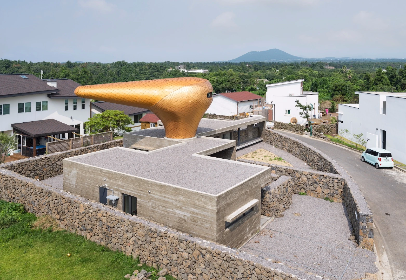 The Wind House cost 350 million KRW (roughly US$309,000) to build and was constructed between July, 2014 to August, 2015