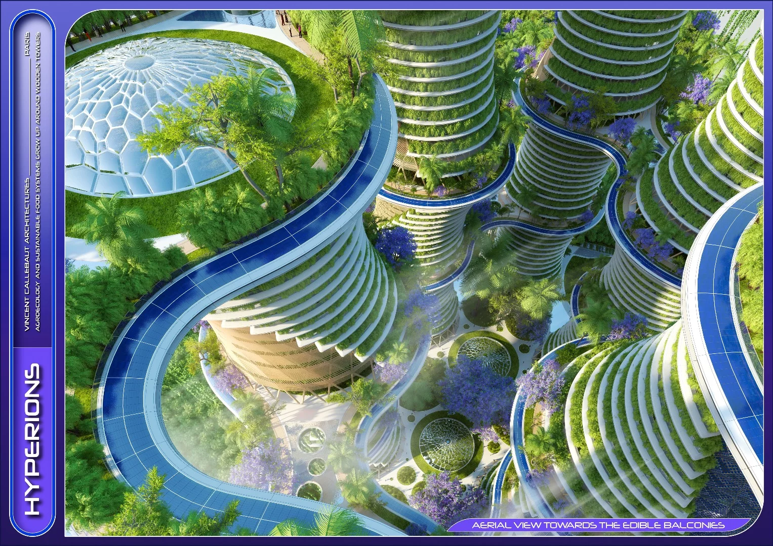 The architect calls for small farms with livestock to be integrated into the buildings