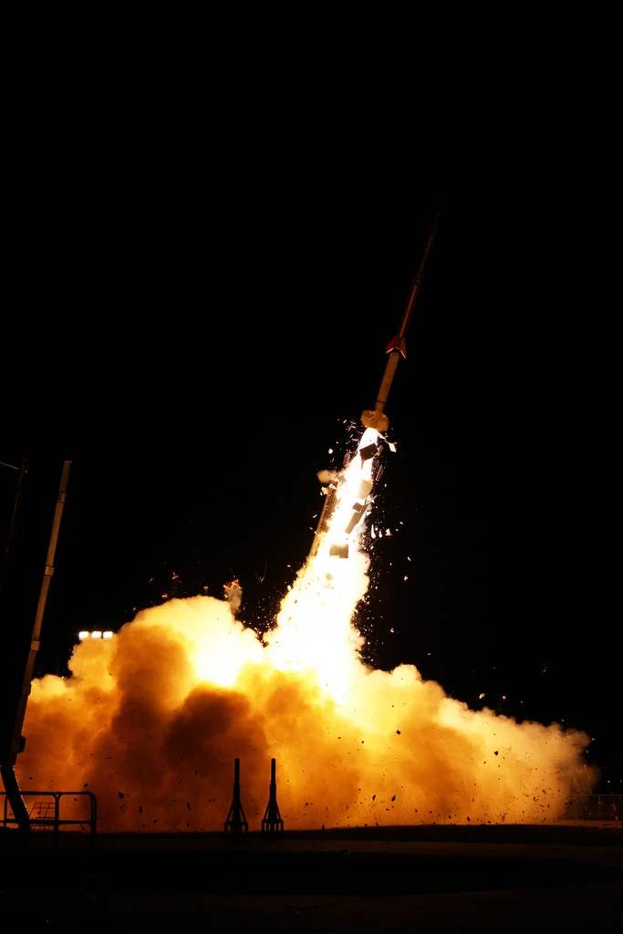 The first ATREX rocket launched at 4:58 a.m. EDT from NASA's Wallops Flight Facility in Virginia (Photo: NASA/Wallops)
