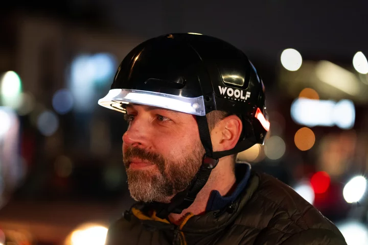 The Woolf Helmet is presently on Kickstarter