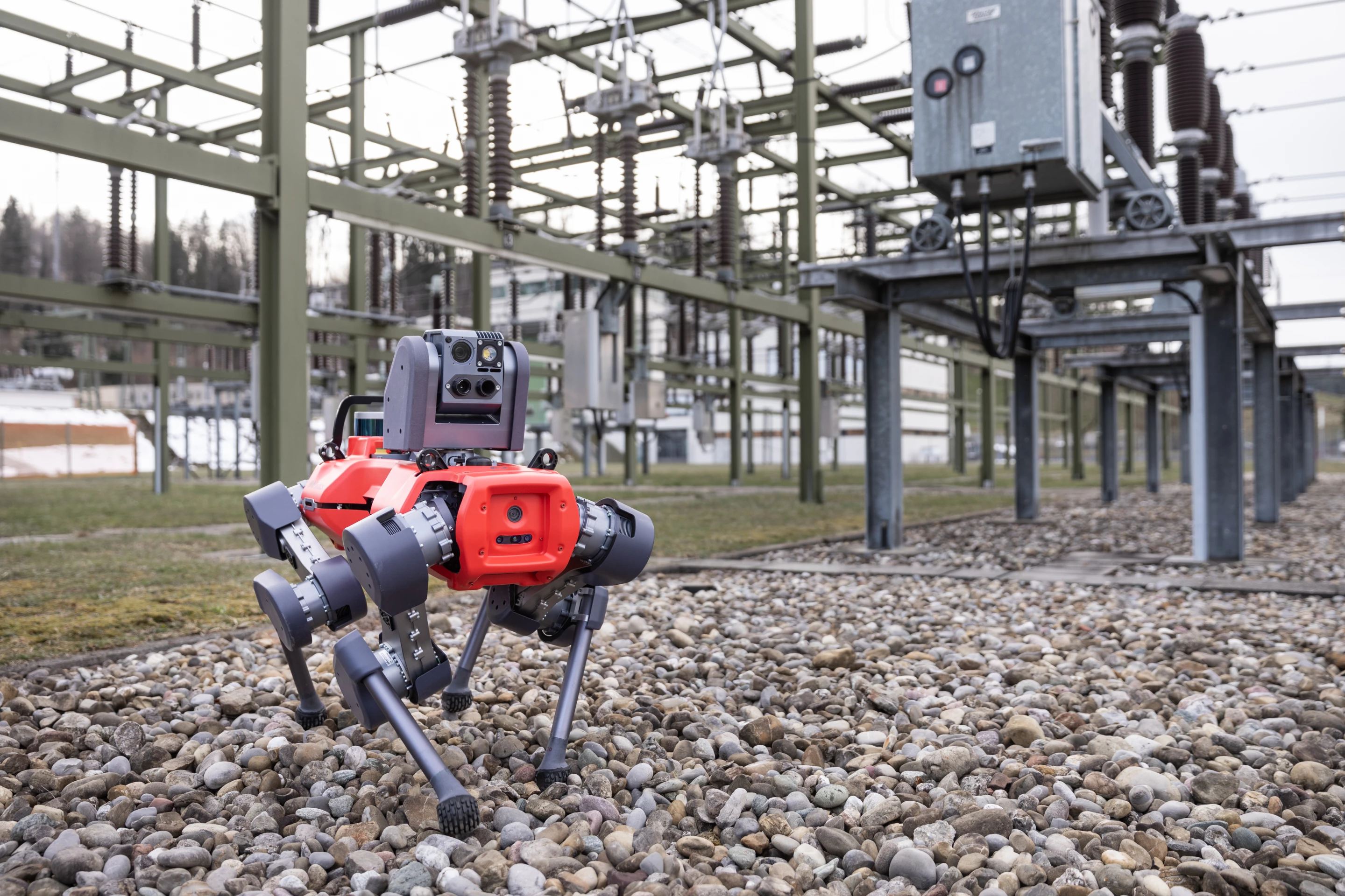Challenging terrain shouldn't be a problem for the ANYmal D robotic inspector