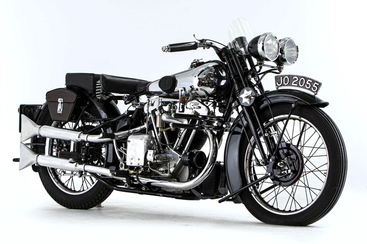 This 1930 Brough Superior OHV 680 'Black Alpine' is estimated to sell for between $170,400 to $227,200 (£120,000 to £160,000) at Bonhams’ Three-day Summer Motorcycle Sale on 2-4 July, 2021