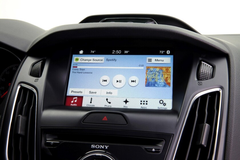 Sync 3 connected to Spotify