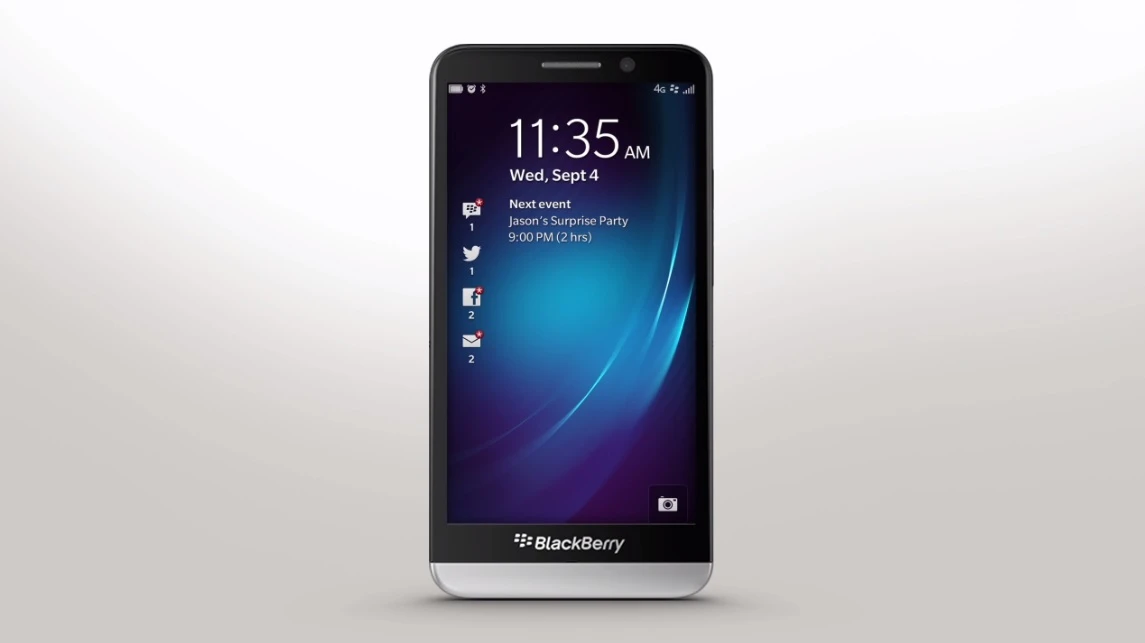 BlackBerry's latest smartphone - the Z30