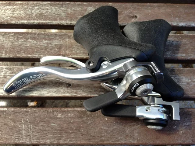 The Retroshift CX3, for bikes with linear-pull, V-brakes or disc brakes