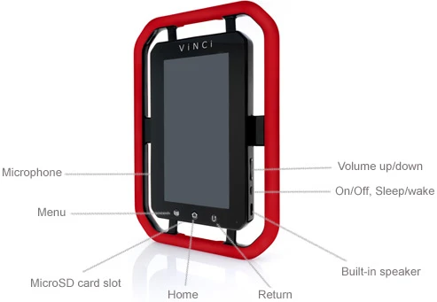 VINCI Tab: Android 2.3-based 7-inch tablet designed for children of up to four years