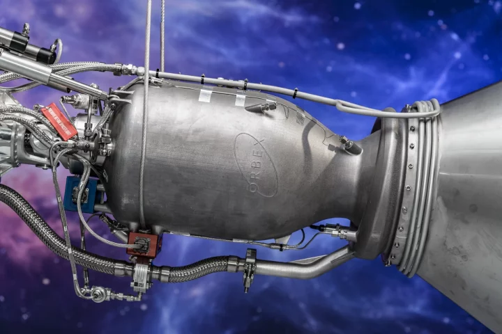 The new Orbex Prime engine burns liquid oxygen and propane
