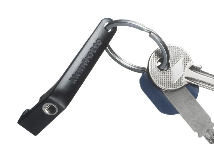 The kickstand/tripod mount which is included with the Manfrotto Klyp+ case for iPhone 6 and 6 Plus
