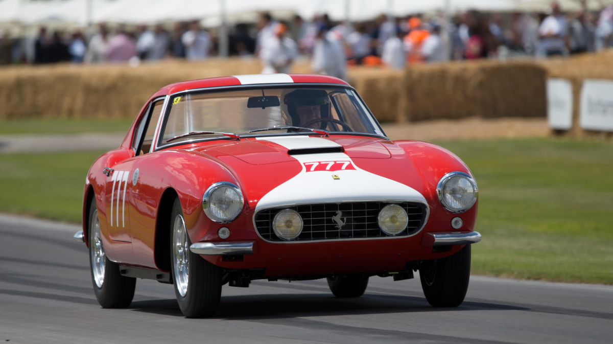 Estimated by Bonhams to sell between $9,000,000 and $12,000,000, this 1959 Ferrari 250 GT Comp Alloy Berlinetta might well sell for more as it is one of the legendary seven "interim" cars (in the transition from the 250 GT TdF Berlinetta to the 250 GT SWB Berlinetta) and has been the subject of a no-expense-spared restoration. Such a restoration included finding and purchasing the original motor, sending the chassis to Ferrari where Vaccari e Bosi (the original chassis builder) restored the chassis while Modena's Carrozzeria Autosport Bachelli & Villa did the body. Last year was an eventful one for this car as it received Ferrari Classiche certification and appeared at both the Concorso d’Eleganza Villa d’Este and the Goodwood Festival of Speed (pictured).